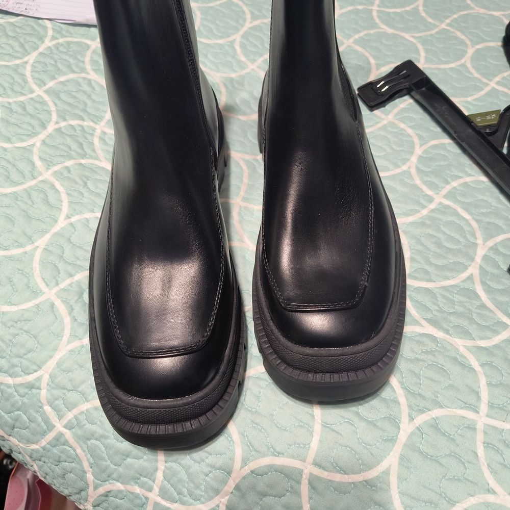 Lane Bryant Black Combat Boots